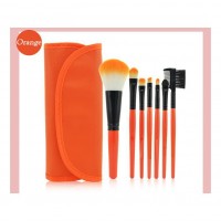 Professional 7 PCS Makeup Brushes Set Tools Make-up Toiletry Kit Wool Brand Make Up Brush Set Case Cosmetic Foundation Brush