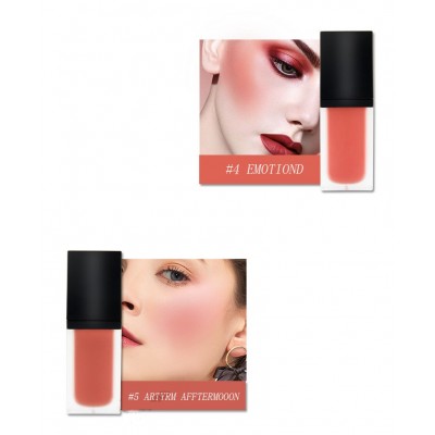 OMG Customize 5 color Liquid blush tint long lasting stick new design liquid blush with brush